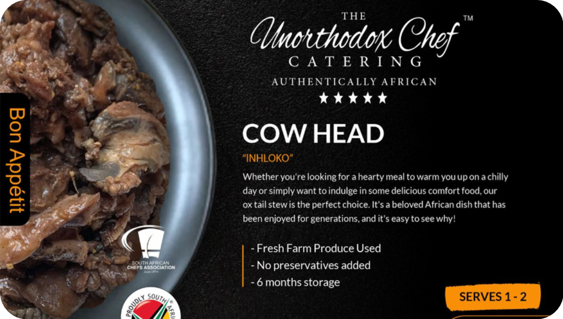 Unorthodox chef - Cow Head