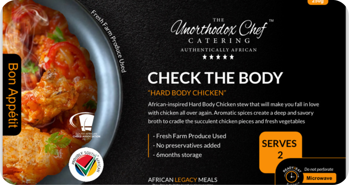 Unorthodox chef - Check The Body