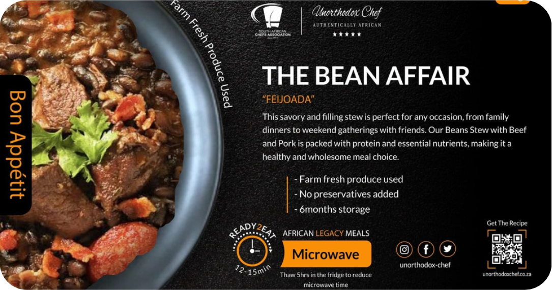 Unorthodox chef - The Bean Affair