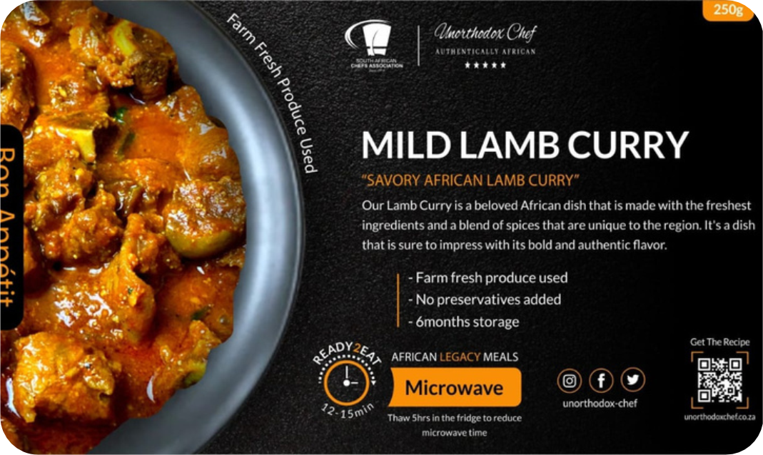 Unorthodox chef - Mild Lamb Curry