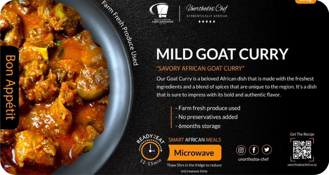 Unorthodox chef - Mild Goat Curry