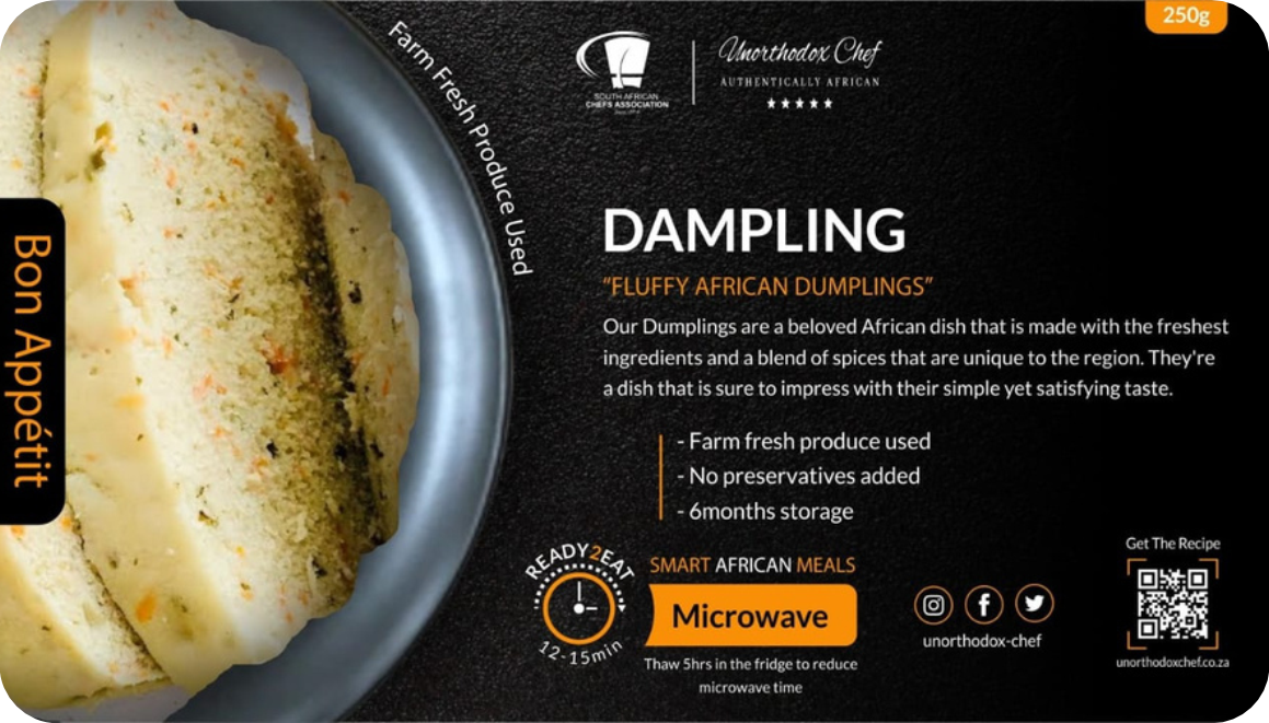 Unorthodox chef - Dampling